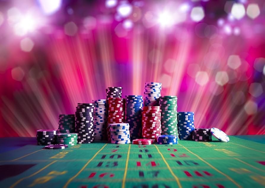 Casino Hold'em decision interface at Showdown stage